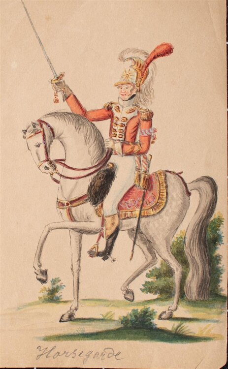 Unbekannter Künstler - Horsegarde - Aquarell - o.J.