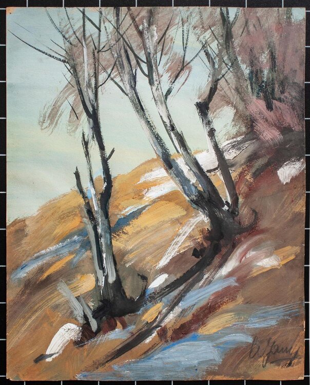 Unbekannt - Herbstlandschaft - undatiert - Aquarell