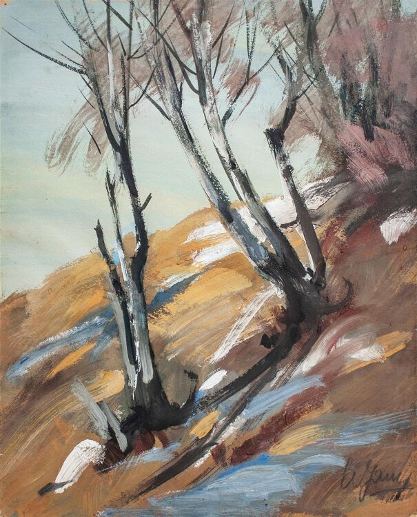 Unbekannt - Herbstlandschaft - undatiert - Aquarell
