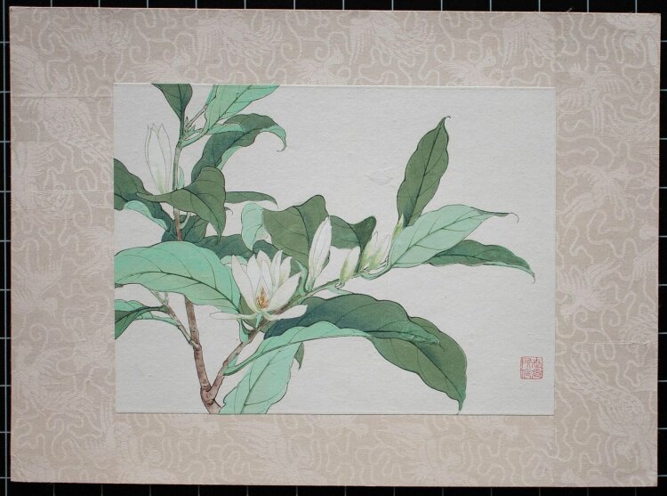 Shiguang Tian und Zhizhen Yu - Blüten - o.J. - Farbholzschnitt