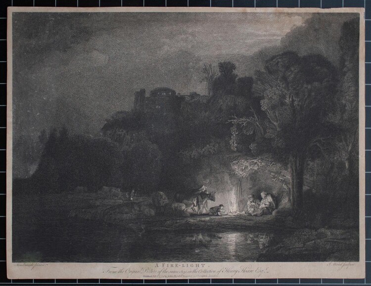John Wood - Flucht nach Ägypten - 1774 - Kupferstich