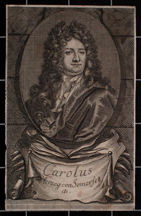 Martin Bernigeroth - Porträt Charles Seymour - Kupferstich - 1678