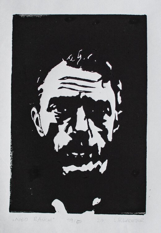 Leonhard Wachter - Neo Rauch - Linolschnitt - 2020 - 19/50