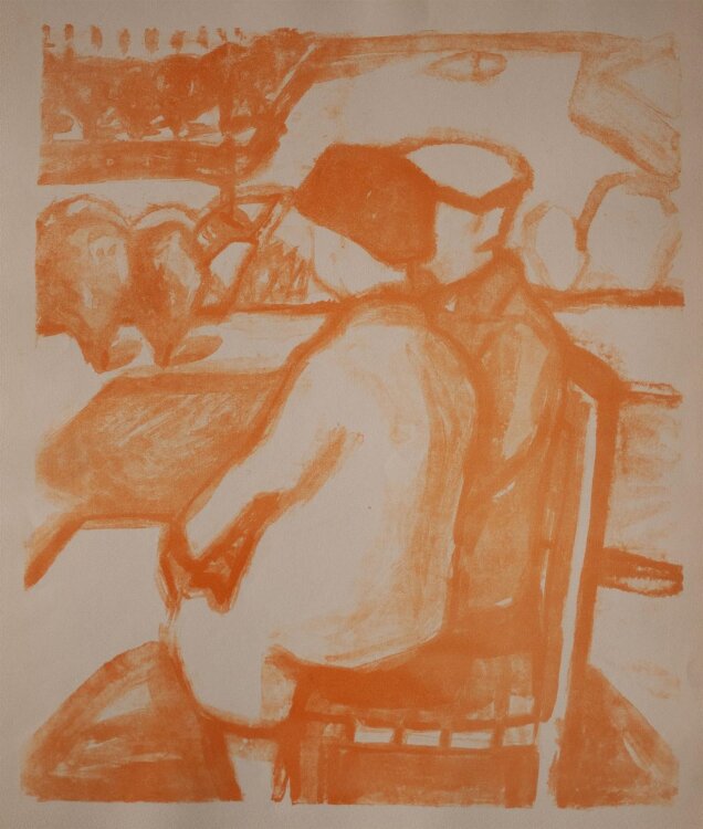 Andreas Brexendorff - Paar - Lithographie - o. J.