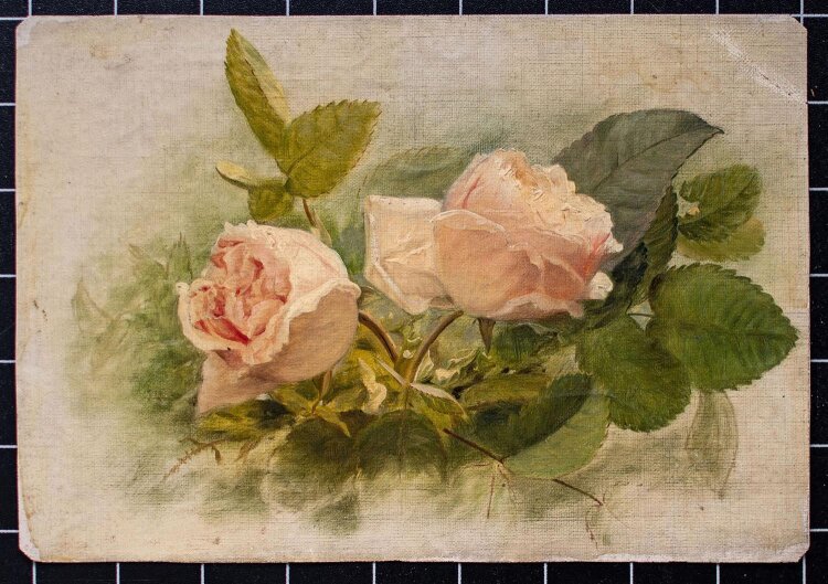 unbekannt - Blumenstudie - o.J. - ÖL auf Leinwand