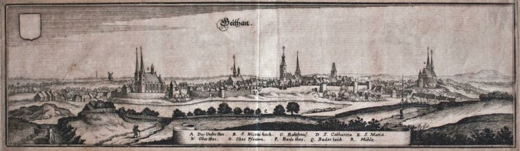 Matthäus Merian - Geithain, Sachsen - Kupferstich - um 1650