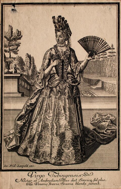 Joseph Friedrich Leopold - Virgo Tubingensis - Kupferstich - o.J.