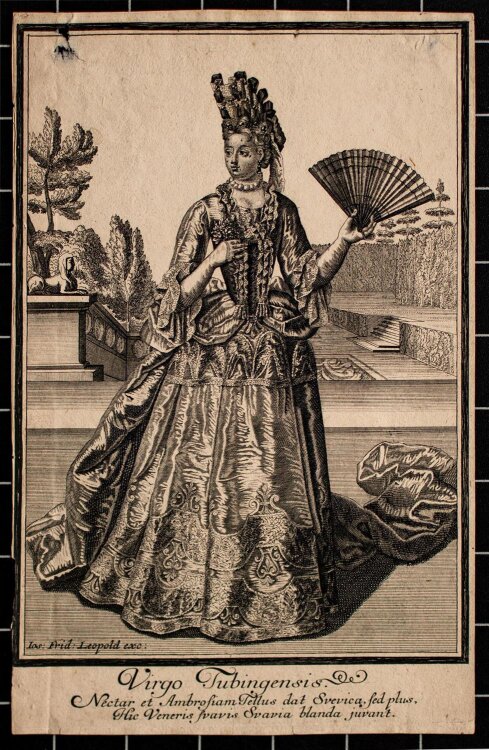 Joseph Friedrich Leopold - Virgo Tubingensis - Kupferstich - o.J.