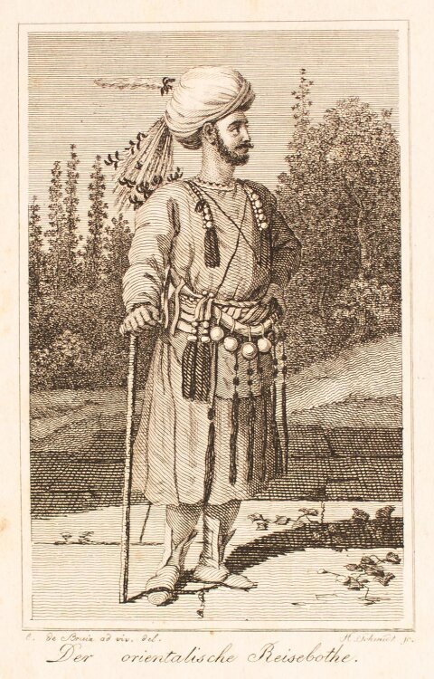 Unbekannt - Der orientalische Reisebothe - Kupferstich - o. J.