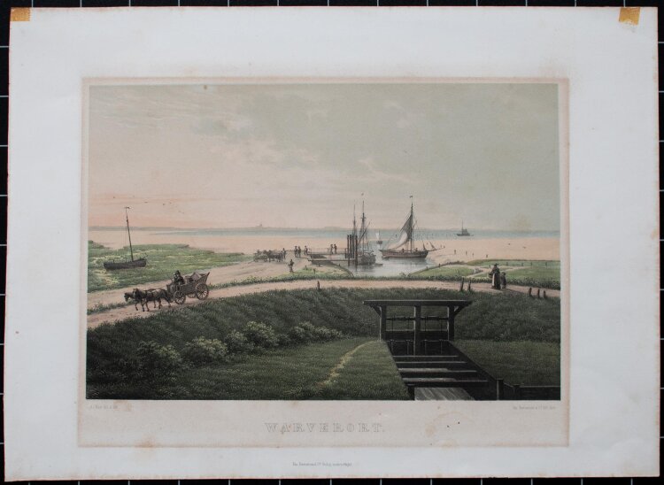 A. Nay - Warverort (Schleswig-Holstein) - Farblithografie - o. J.