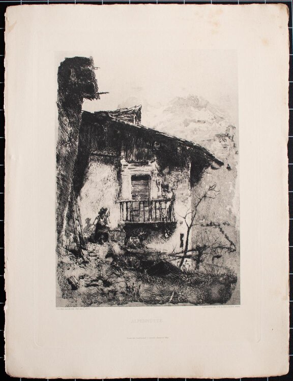 R. Paulussen - Alpenhütte (nach Dall´Orto) -...