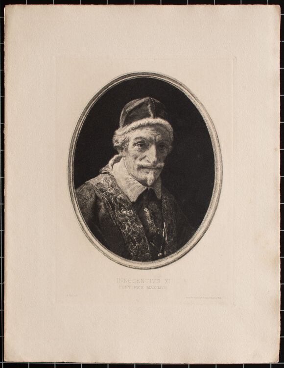 Alberto Maso Gilli - Innocentius XI Pontifex Maximus - Radierung - o. J.