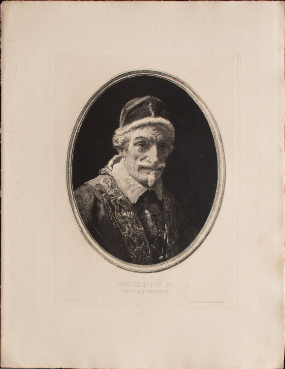 Alberto Maso Gilli - Innocentius XI Pontifex Maximus - Radierung - o. J.