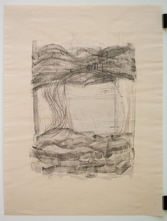 Gerhard Altenbourg - Wurzel-Melencolia - 1971 - Lithografie