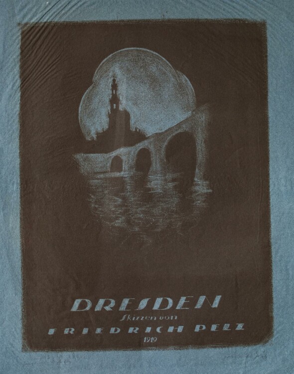 Friedrich Pelz - Dresden - Lithografie - 1919