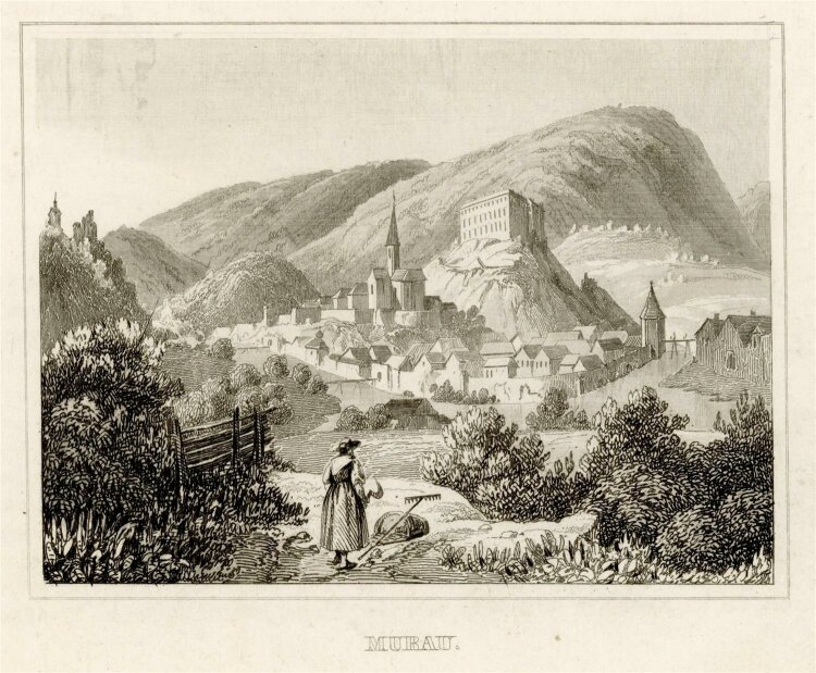 unbekannt - Murau - Stahlstich - 1840
