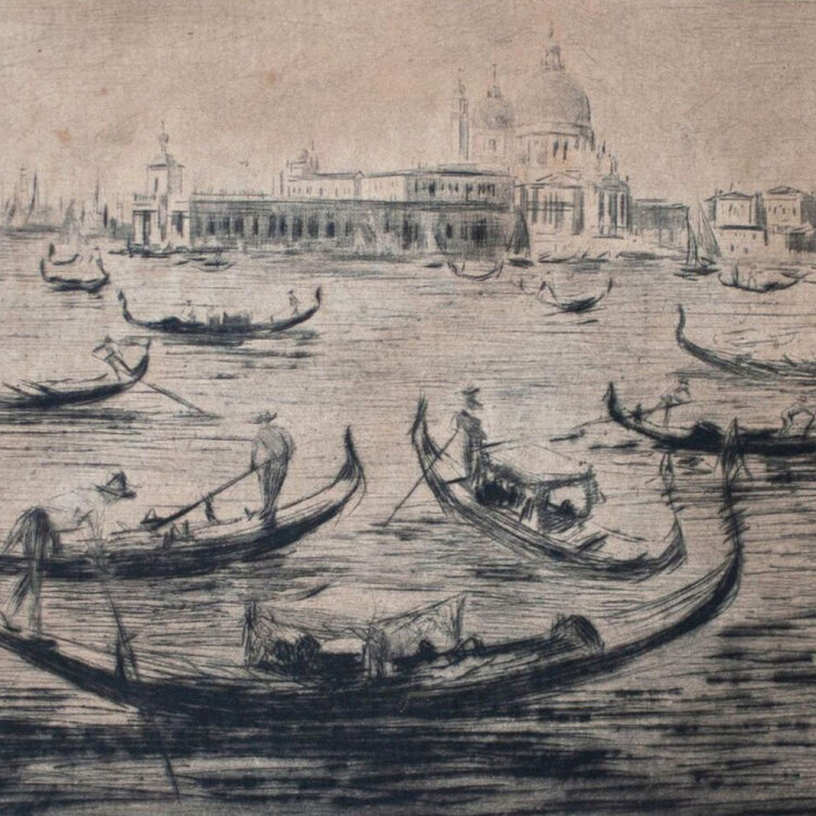 Paul Paeschke - Venedig, Santa Maria della Salute - o.J....