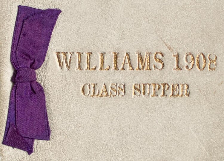 Williams College (Massachusetts) - Class Supper - Menükarte