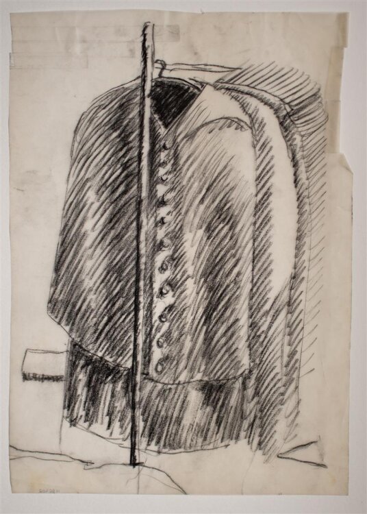 Victor Müllenstaedt - Kleiderständer - Bleistiftzeichnung - o. J.