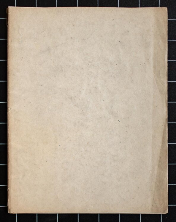 Hans Venter - Zeichenheft - Bleistiftzeichungen - 1924