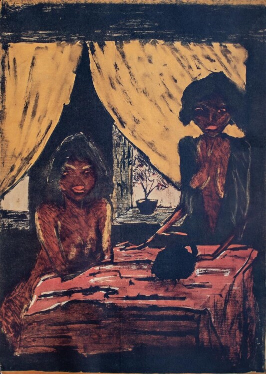 Otto Müller - Zigeuner Mappe - Farboffsettdrucke - 1958