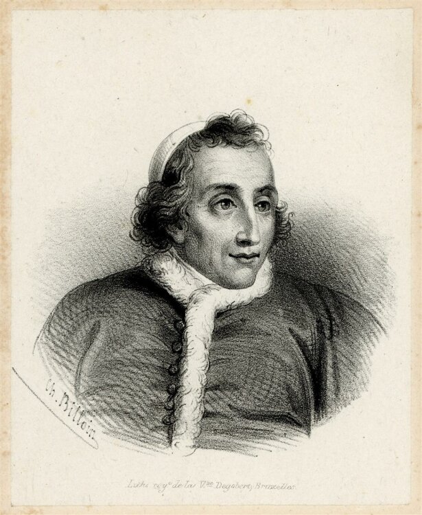 unbekannt - Portrait Pius VII. - Lithografie - o.J.