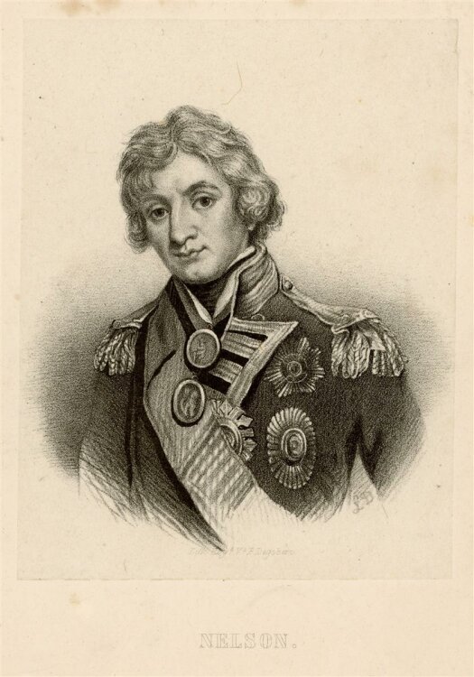 unbekannt - Portrait Lord Nelson - Lithografie - o.J.