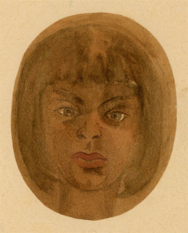 Witt Pfeiffer - Portrait einer Frau - Aquarell - o.J.