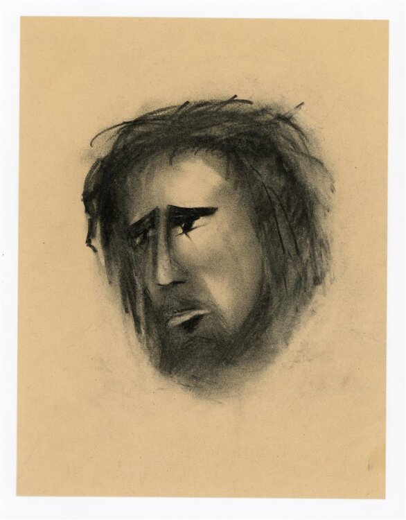 Witt Pfeiffer - Portrait - Kohlezeichnung - o.J.