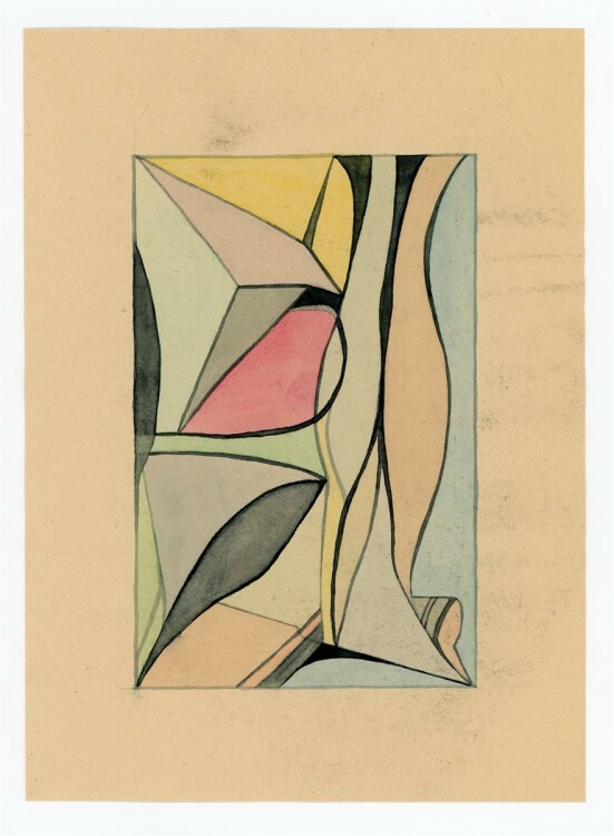 Witt Pfeiffer - Abstrakte Komposition - Aquarell - o.J.