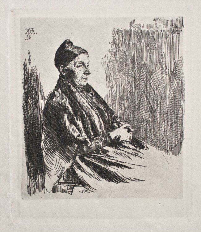 Heinrich Reifferscheid - Frauenporträt - 1898 -...