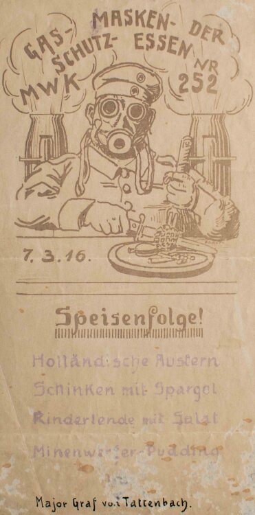 Graf von Tattenbach (Bayern) - Spendenessen -...