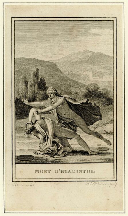 D. Elvaux - Mort DHyacinthe - Kupferstich - ca. 1780