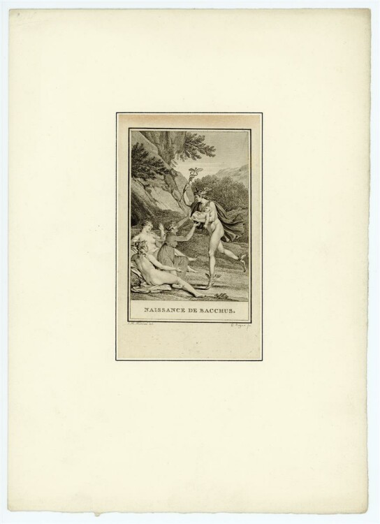 B. Roger - Naissance De Bacchus - Kupferstich - ca. 1780