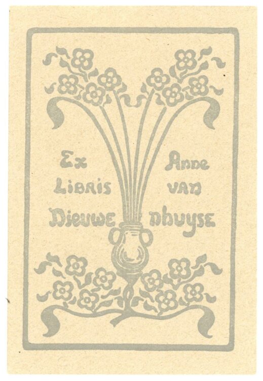 unbekannt - Exlibris von Anne van Dievwenhuyse -...