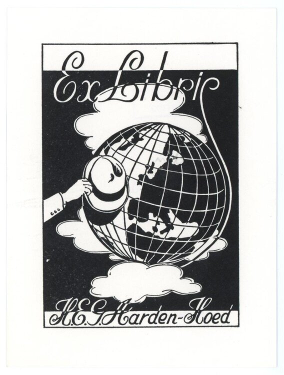 unbekannt - Exlibris von H. E. Aarden-Hoed - Druckgrafik...