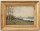 Hippolyte M. Galy - Flußlandschaft mit Angler - Öl auf Holz - o.J.