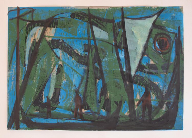 Gustav Burdensky - ohne Titel - undatiert - Gouache