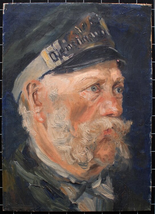 unbekannt - Dienstmann - um 1900 - Öl