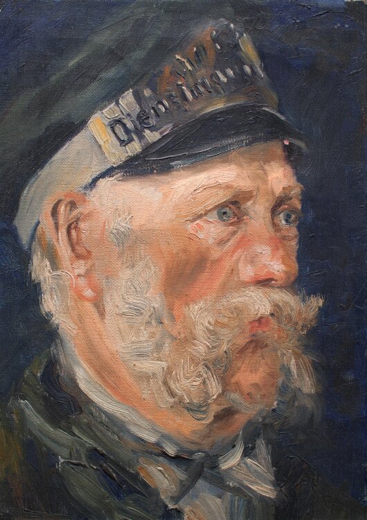 unbekannt - Dienstmann - um 1900 - Öl