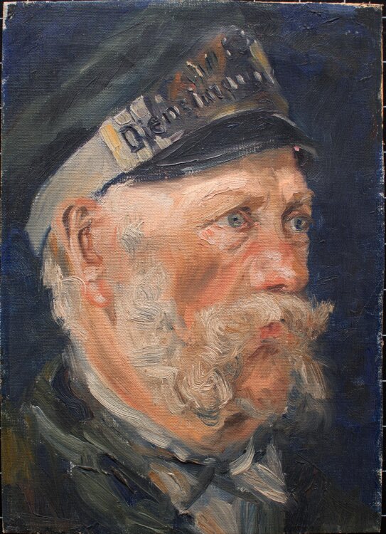 unbekannt - Dienstmann - um 1900 - Öl