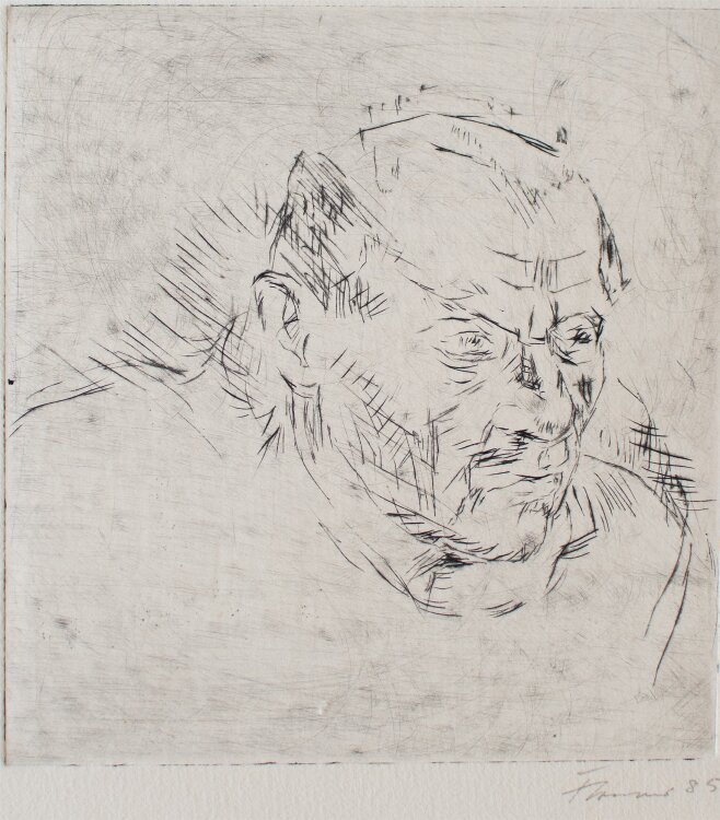 Fritz Cremer - Porträt eines älteren Herrn...
