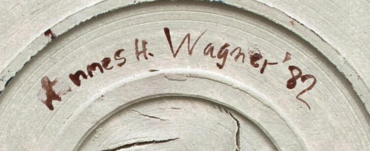 Hannes H. Wagner - Gesicht - 1982 - Keramik