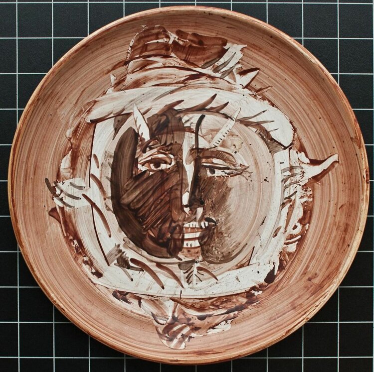 Hannes H. Wagner - Gesicht - 1982 - Keramik