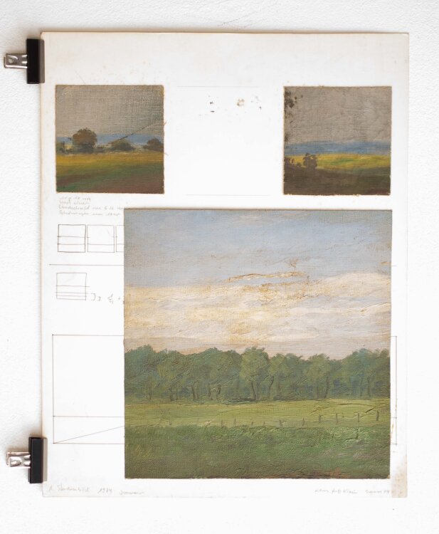 Filius Fritz Klein - Landschaft nach E. A. Hoffmann - Malerei - 1974
