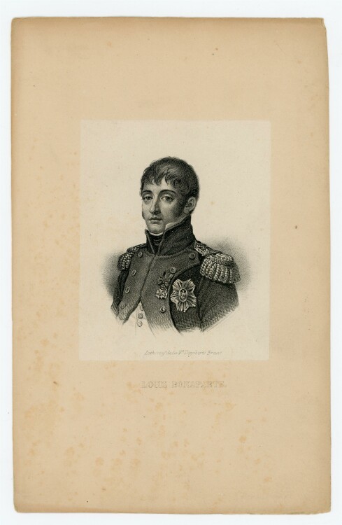 Veuve Degobert - Bildnis des Louis Bonaparte - Lithografie - o.J.