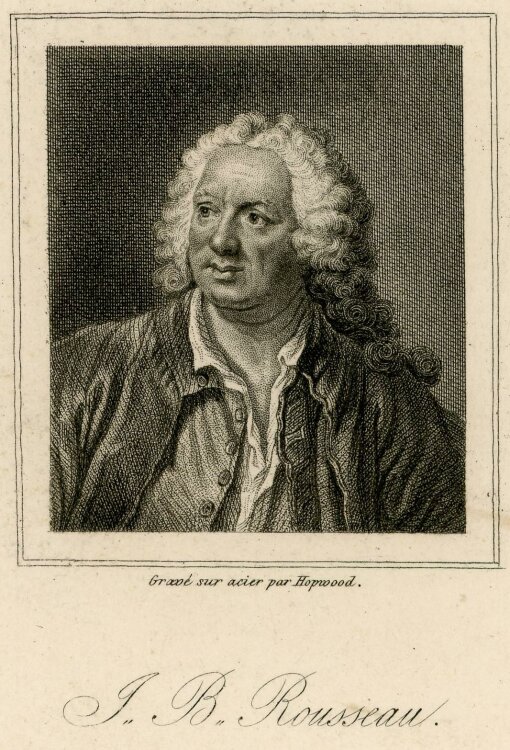 James Hopwood - Bildnis des Jean Baptiste Rousseau -...