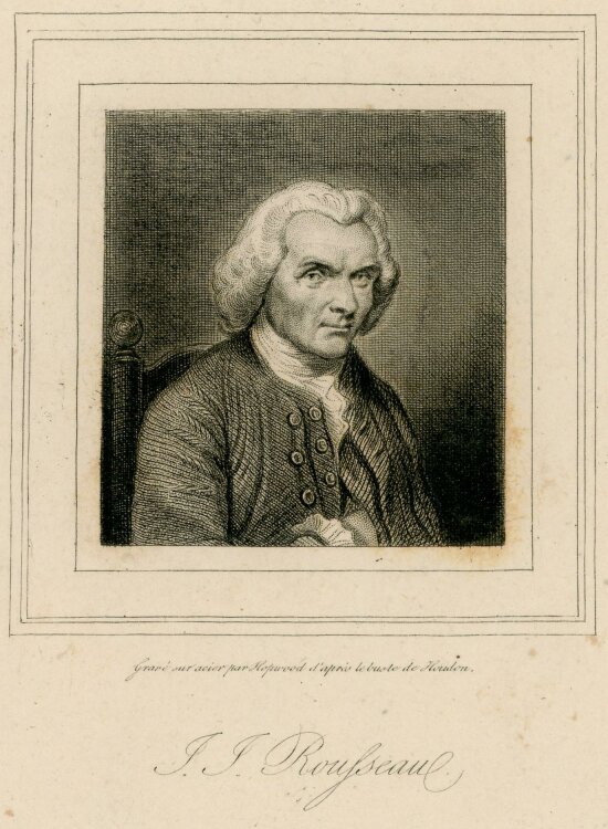 James Hopwood - Bildnis des Jean-Jacques Rousseau -...