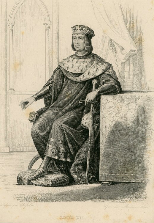 Léon Mauduison - Bildnis des Louis XII. -...