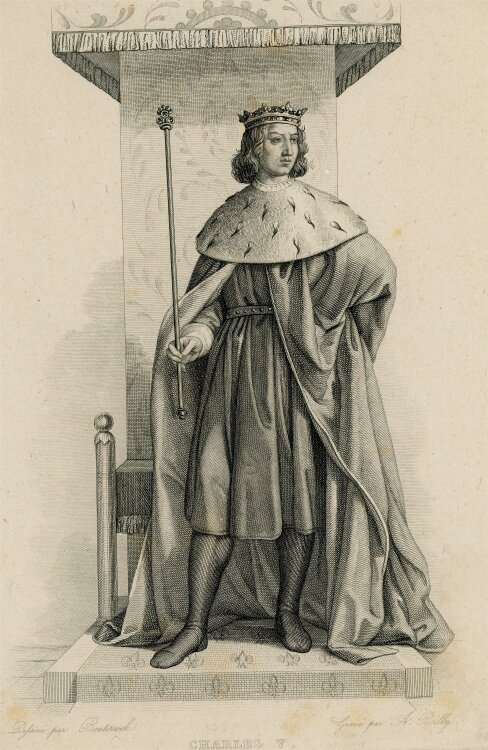 Alphonso Boilly - Bildnis des Charles V. - Stahlstich - o.J.